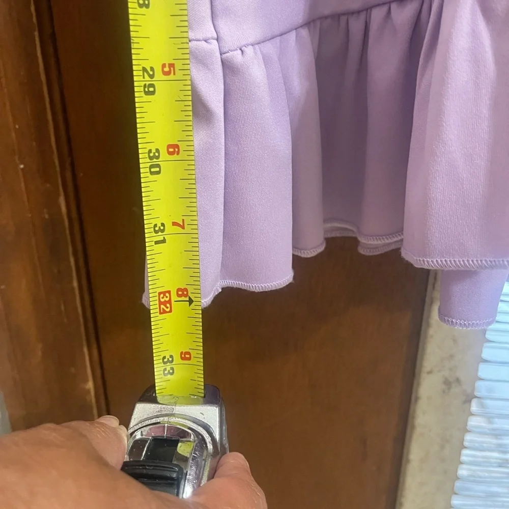 Lavender Ruffle Dress - Picture 4 of 6